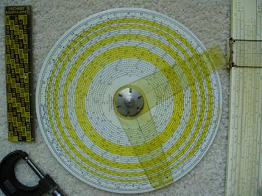 5-Digit Circular Slide Rule